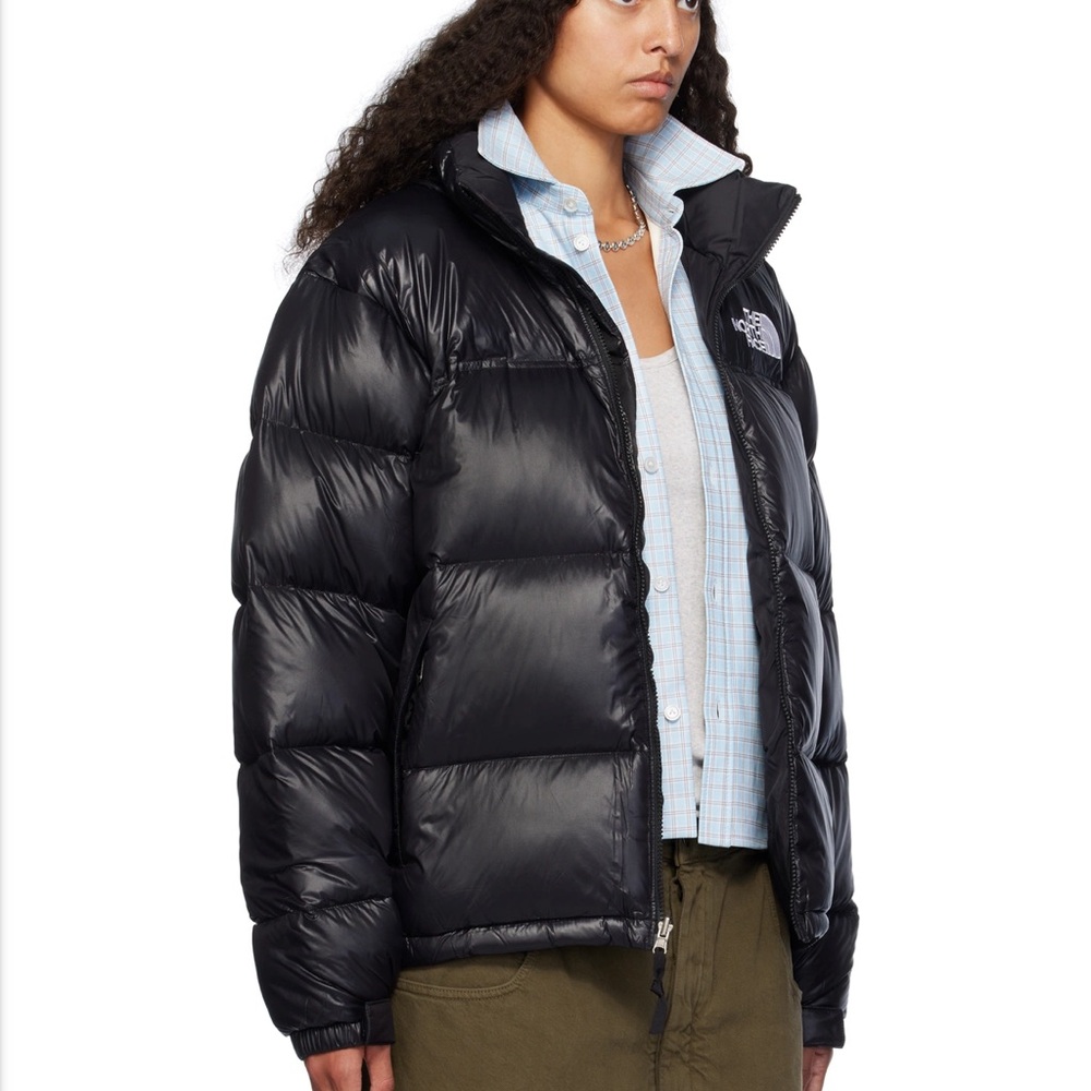 The North Face Women's Nuptse Black Puffer Down Jacket Large
